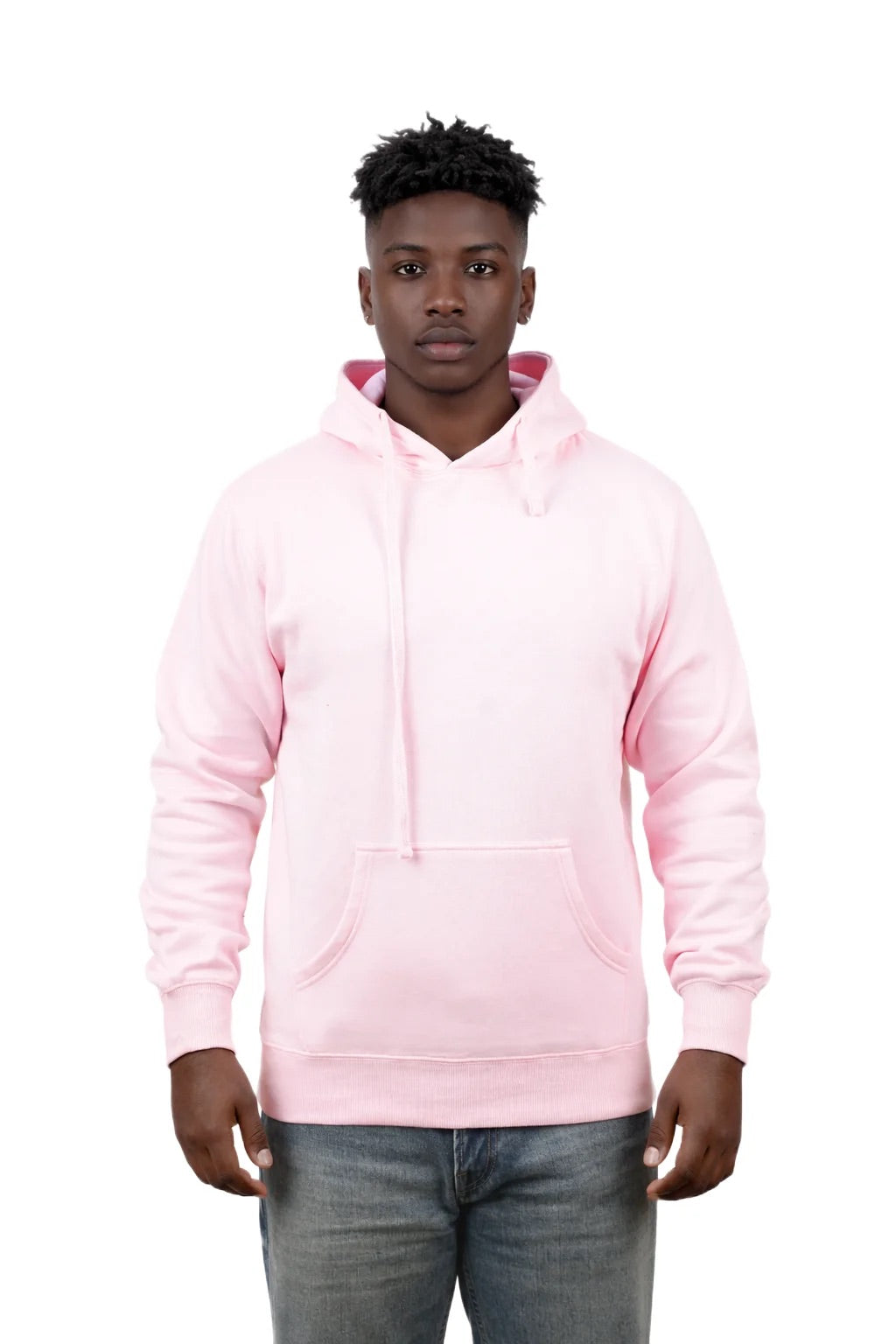 Milltex Sportswear 717, — Premium Midweight Unisex Hoodie With 100% Cotton, Light Pink