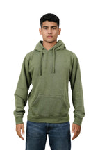 Milltex Sportswear 617, — Adult Unisex Midweight Vintage Fleece Hoodie, Cactus Green