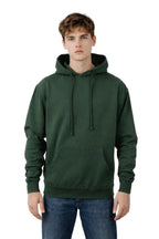 Milltex Sportswear 317, Unisex Midweight Promo Fleece Hoodie, Forest