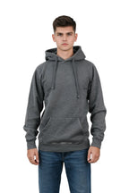 Milltex Sportswear 617, — Adult Unisex Midweight Vintage Fleece Hoodie, Granite Grey