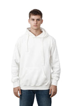 Milltex Sportswear 317, Unisex Midweight Promo Fleece Hoodie, White