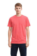 Milltex Sportswear 300, Cotton T-shirt For Men & Women | Lightweight Soft Crewneck Tee, Coral Silk