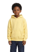 Milltex Sportswear 517, Youth Unisex Hoodie | Midweight Cotton Blend Pullover Sweatshirt, Yellow