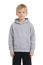 Milltex Sportswear 517, Youth Unisex Hoodie | Midweight Cotton Blend Pullover Sweatshirt, Grey Heather