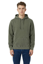 Milltex Sportswear 417, Adult Unisex Heavyweight Plain Hoodie, Moss Green