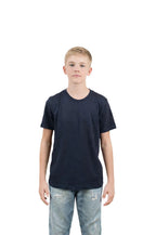 Milltex Sportswear 500, Kids Unisex T-shirt - Soft Lightweight Cotton Crew Neck Tee, Navy