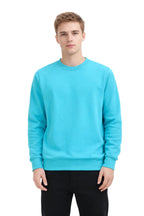 Milltex Sportswear 303, Unisex Midweight Crewneck Fleece Sweatshirt, Sapphire