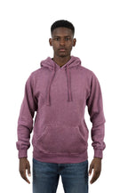 Milltex Sportswear 617, — Adult Unisex Midweight Vintage Fleece Hoodie, Berry Pink