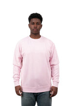Milltex Sportswear 903, Style Mid Weight Crewneck Sweatshirt, Light Pink