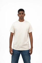Milltex Sportswear 200, Unisex Fashion T-shirt | Ultra Soft Premium Crew Neck Tee, Natural