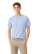 Milltex Sportswear 300, Cotton T-shirt For Men & Women | Lightweight Soft Crewneck Tee, light blue