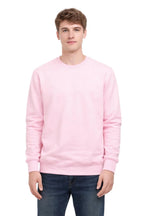 Milltex Sportswear 303, Unisex Midweight Crewneck Fleece Sweatshirt, Light Pink