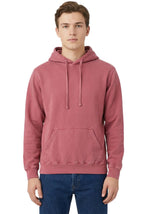 Milltex Sportswear 417, Adult Unisex Heavyweight Plain Hoodie, Brick Red