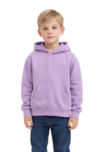 Milltex Sportswear 517, Youth Unisex Hoodie | Midweight Cotton Blend Pullover Sweatshirt, Orchid