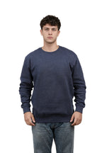 Milltex Sportswear 903, Style Mid Weight Crewneck Sweatshirt, Navy Heather