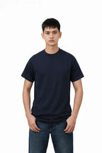Milltex Sportswear 200, Unisex Fashion T-shirt | Ultra Soft Premium Crew Neck Tee, Denim