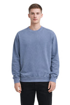 Milltex Sportswear 403, Unisex Heavyweight Crewneck Sweatshirt, Blue Jeans