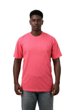 Milltex Sportswear 400, Unisex Mid Weight Short Sleeve Pigment Dyed Tee, Watermelon Pink