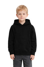 Milltex Sportswear 517, Youth Unisex Hoodie | Midweight Cotton Blend Pullover Sweatshirt, Black