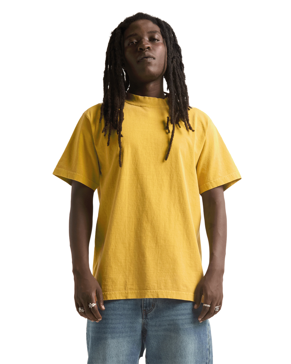 SHAKA WEAR Max Heavyweight Garment Dye, - 7.5 Oz, Mustard
