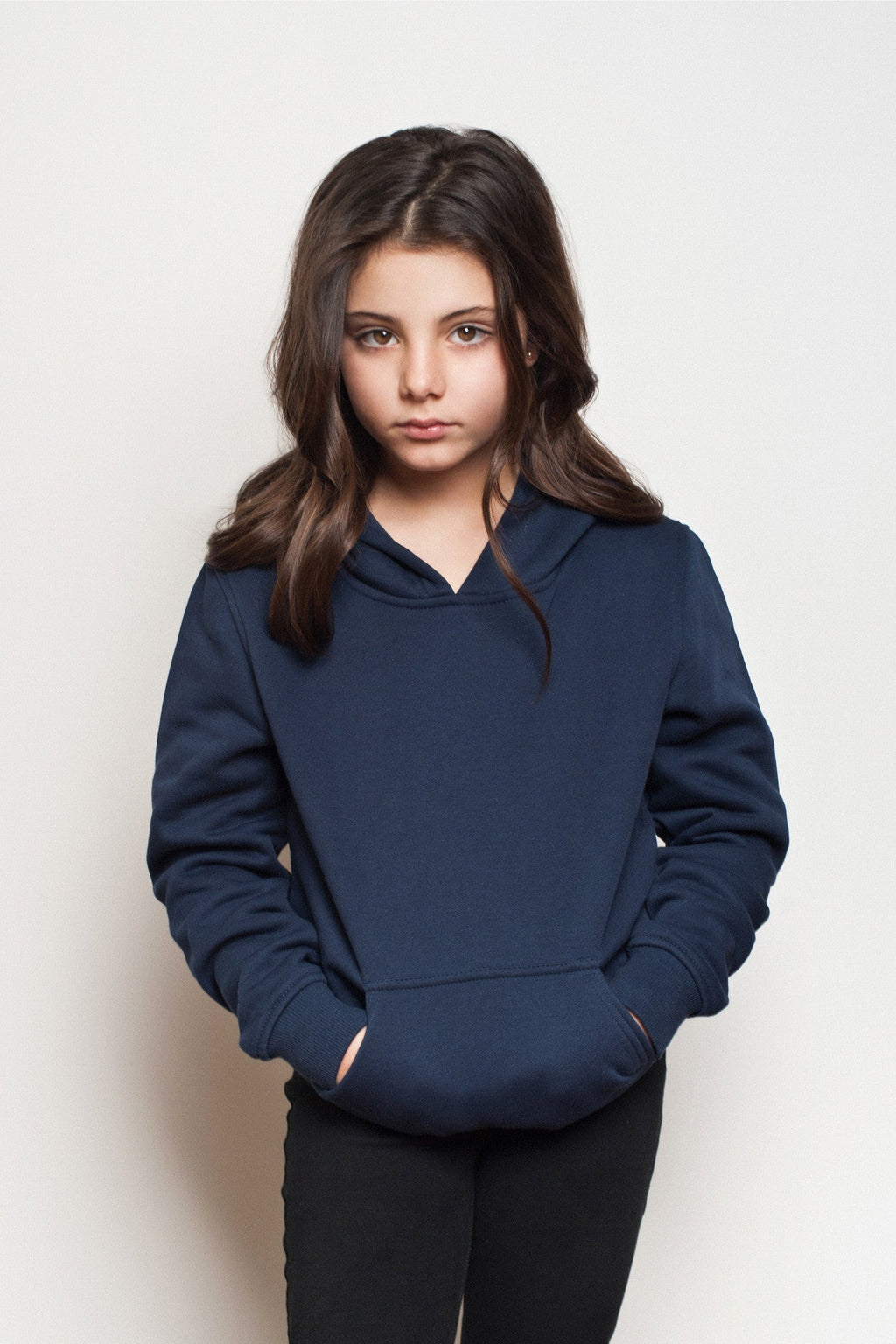 Just Like Hero HERO-2020, Unisex Blank Hoodie, Navy Blue