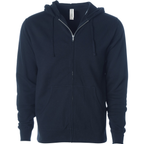 INDEPENDENT AFX4000Z, Lightweight Zip Hooded Sweatshirt, Navy