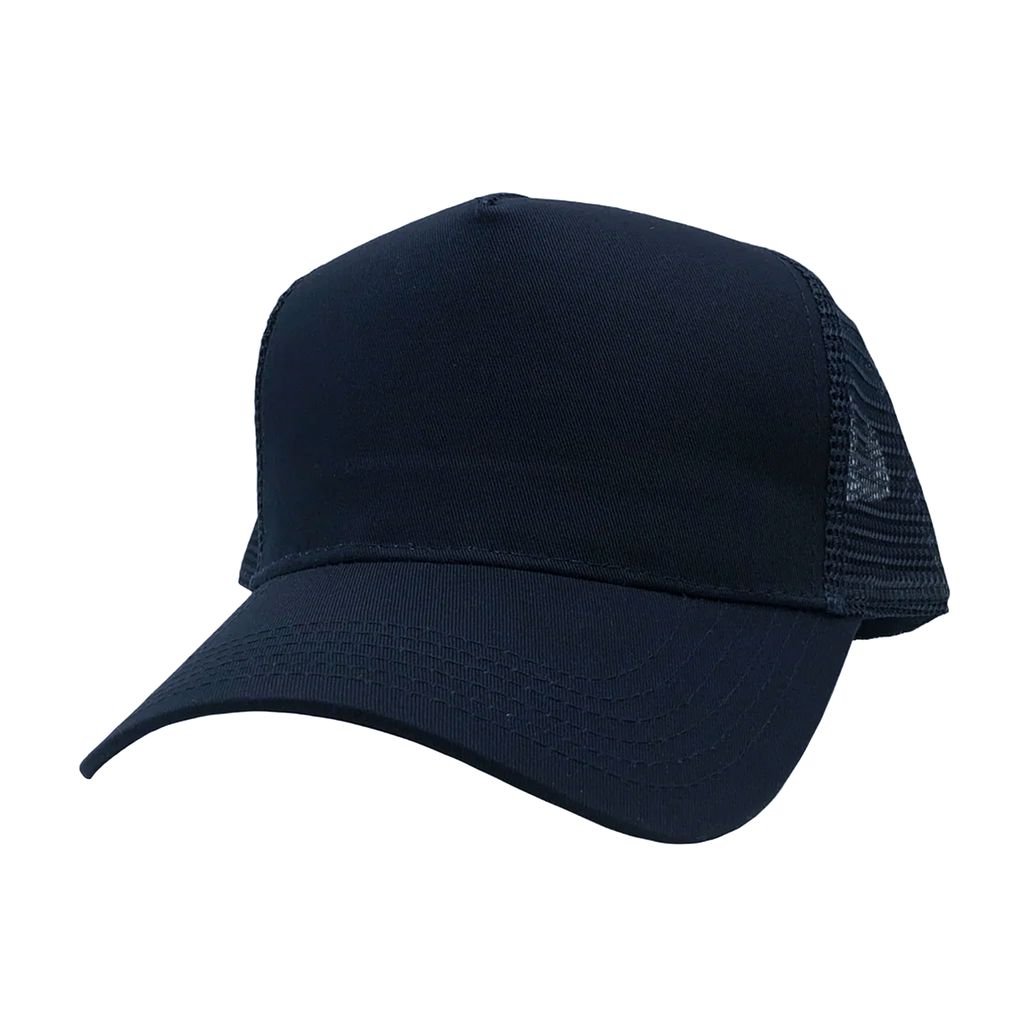 NISSI CAPS GN-1051-5PM, - Pro Style Trucker Mesh Cap, Navy