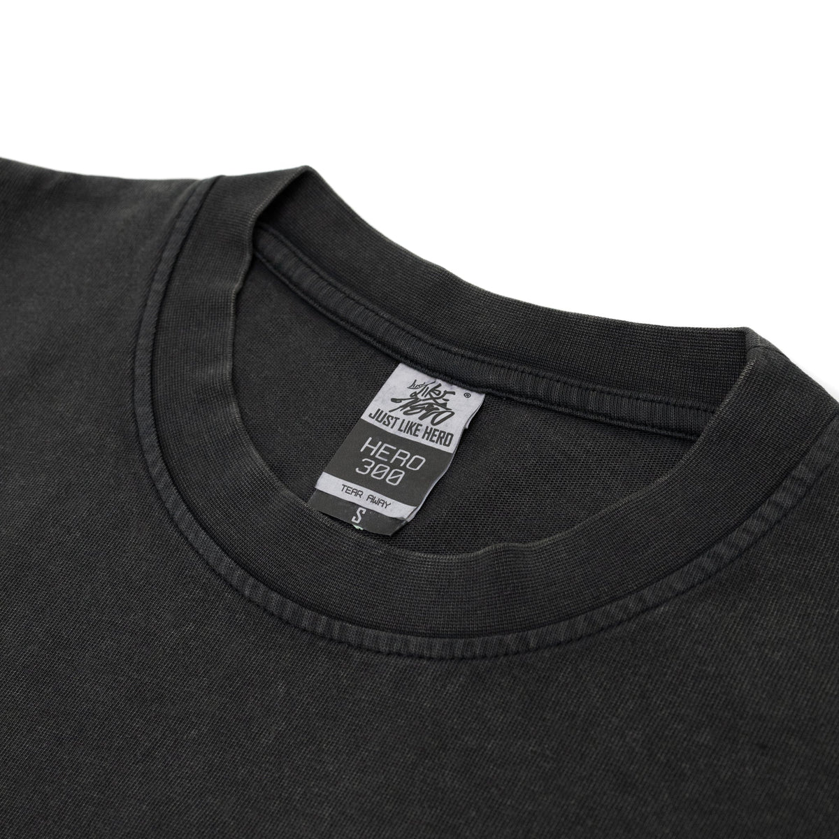 Just Like Hero HERO-300, Unisex Super Heavy Oversized Tee, Acid Black