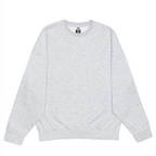 Just Like Hero HERO-1050, Max Unisex Blank Crewneck Sweatshirt, Ash Heather