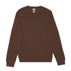 Just Like Hero HERO-1020, Unisex Blank Crewneck Sweatshirt, Cocoa