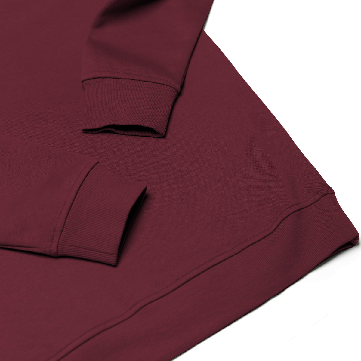 Just Like Hero HERO-1020, Unisex Blank Crewneck Sweatshirt, Maroon