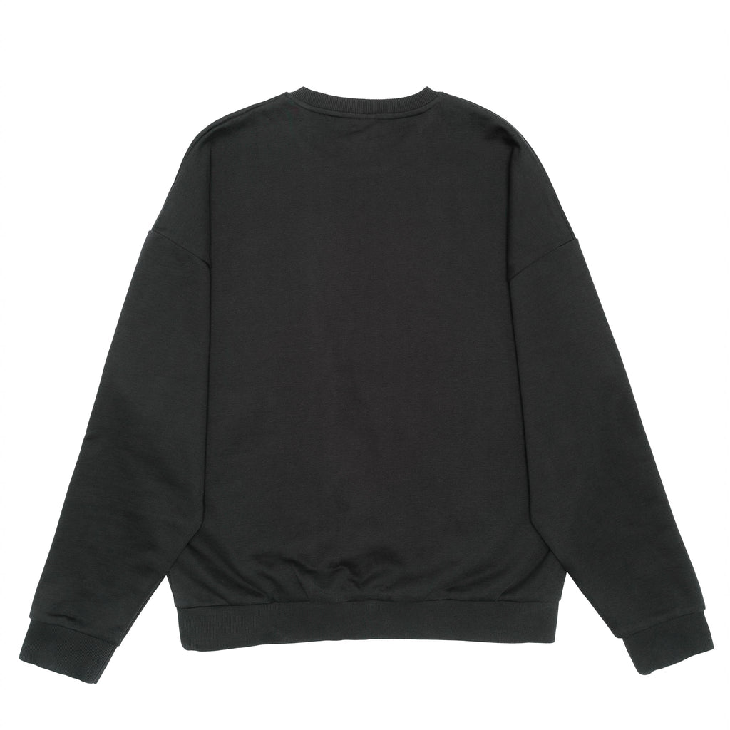 Just Like Hero HERO-1050, Max Unisex Blank Crewneck Sweatshirt, Off Black