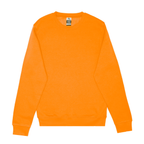 Just Like Hero HERO-1020, Unisex Blank Crewneck Sweatshirt, Orange (FINAL SALE)