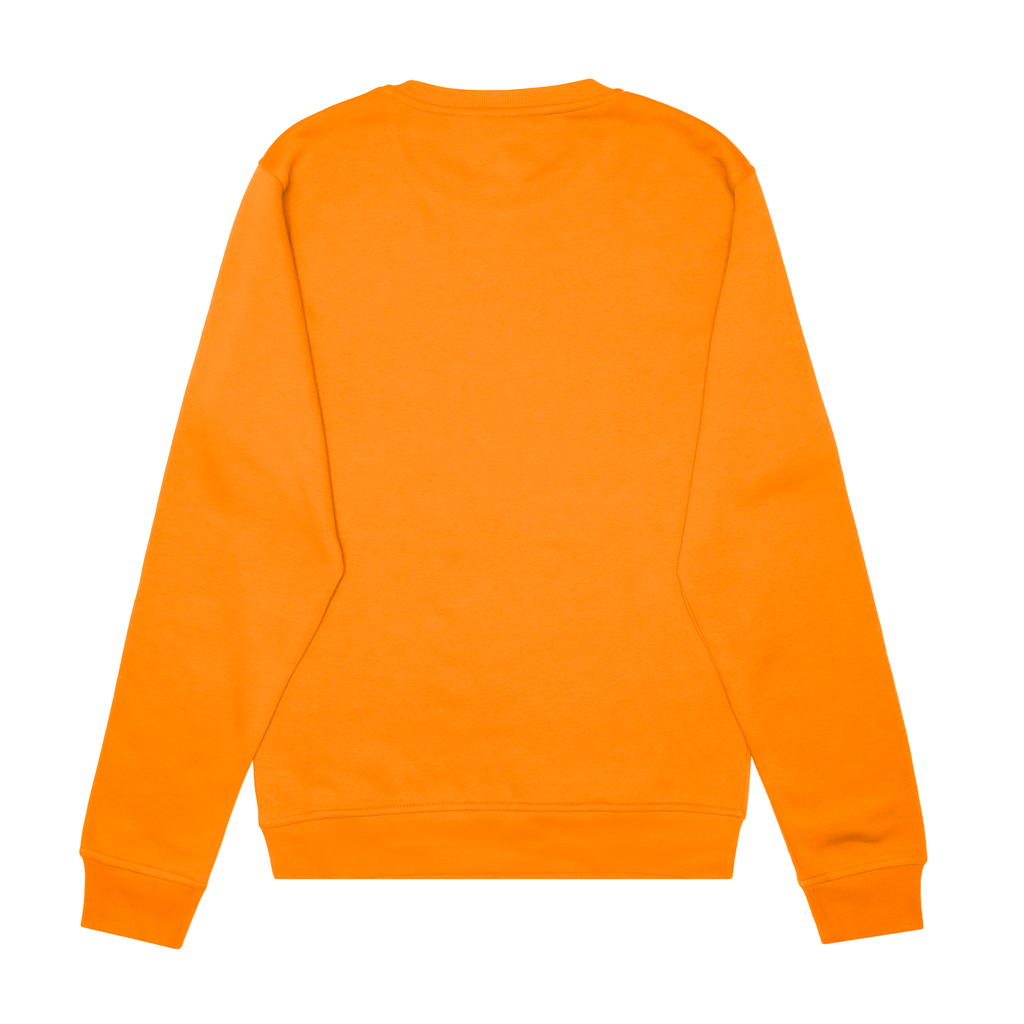 Just Like Hero HERO-1020, Unisex Blank Crewneck Sweatshirt, Orange (FINAL SALE)