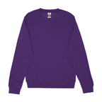Just Like Hero HERO-1020, Unisex Blank Crewneck Sweatshirt, Purple (FINAL SALE)