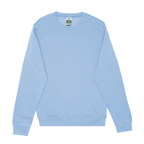 Just Like Hero HERO-1020, Unisex Blank Crewneck Sweatshirt, Sky Blue