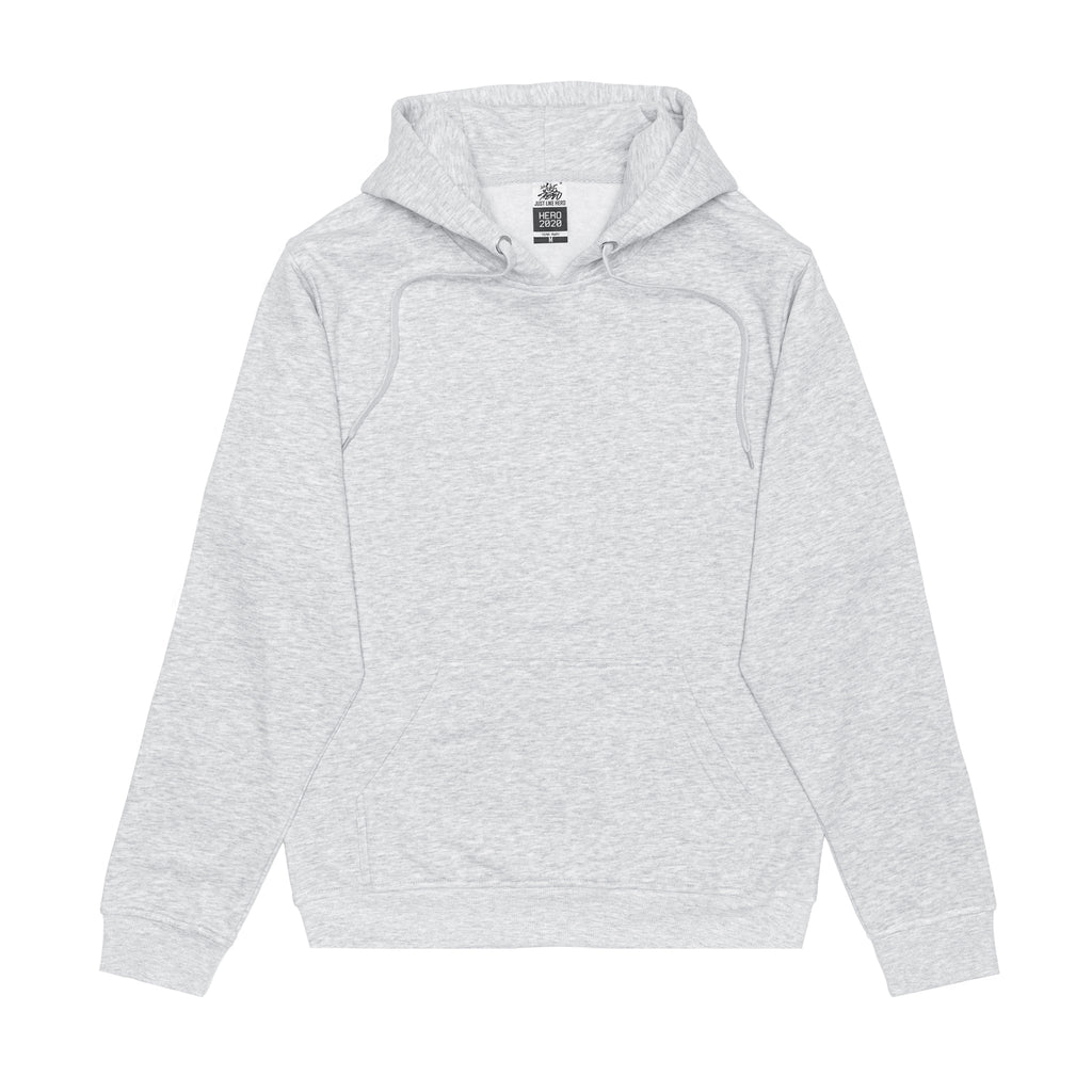 Just Like Hero HERO-2020, Unisex Blank Hoodie, Ash Heather