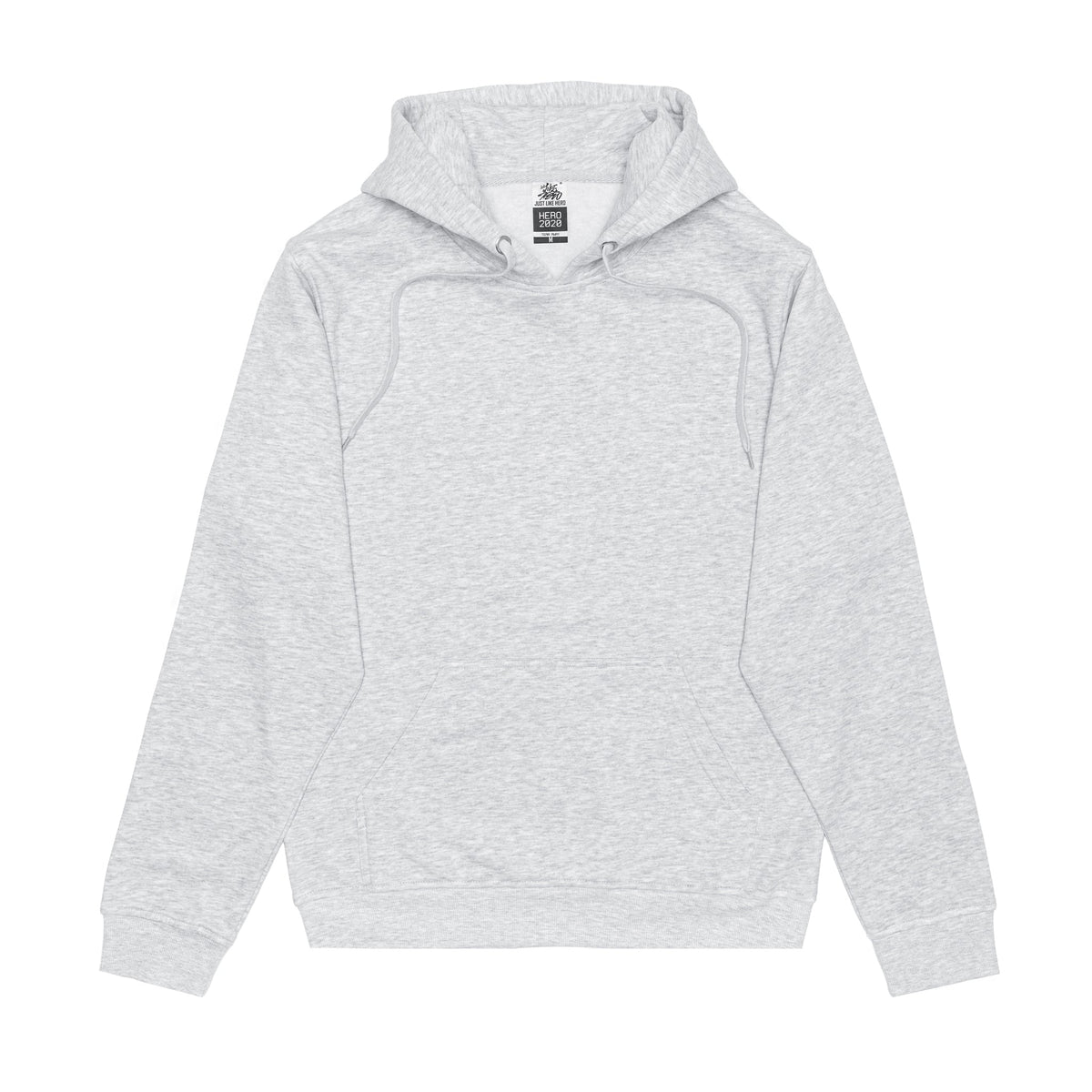 Just Like Hero HERO-2020, Unisex Blank Hoodie, Ash Heather