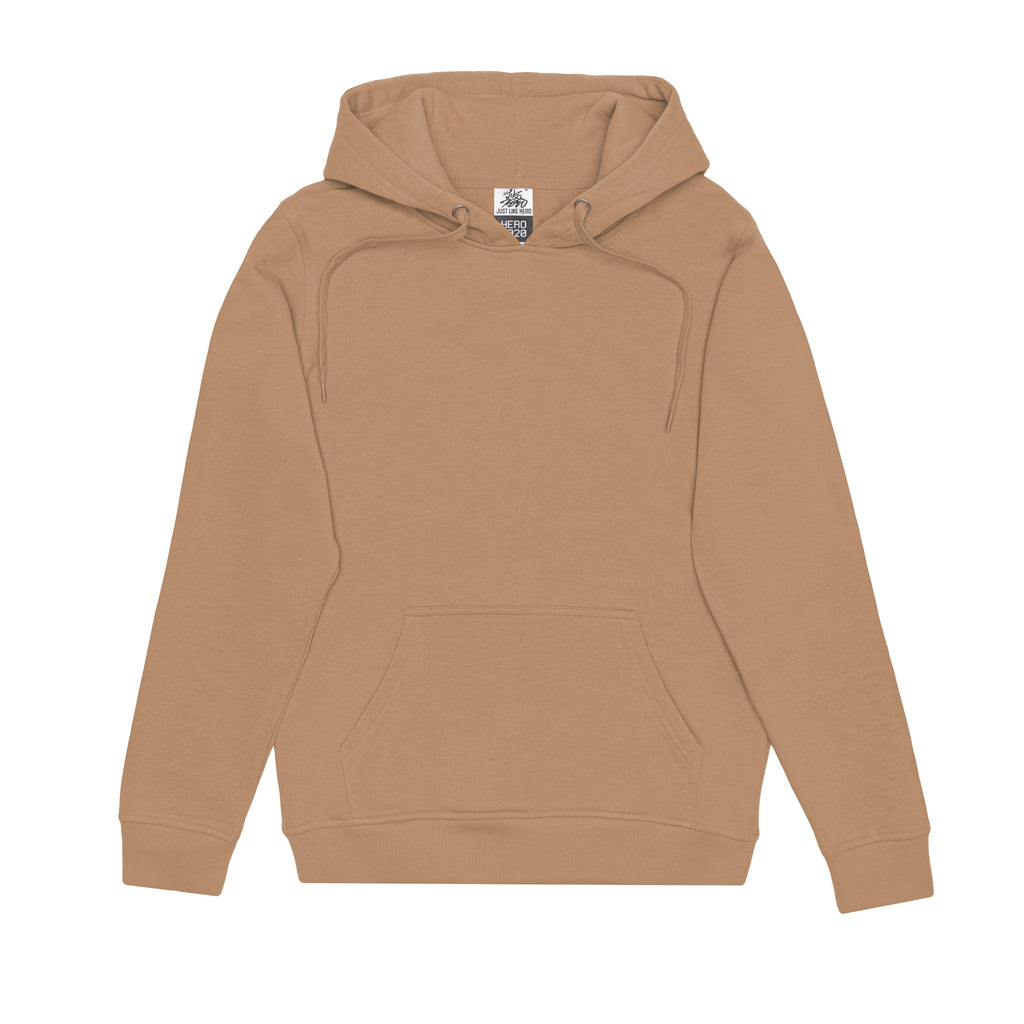 Just Like Hero HERO-2020, Unisex Blank Hoodie, Clay