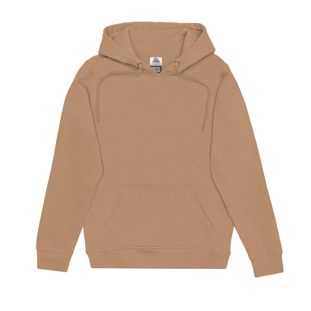 Just Like Hero HERO-2020, Unisex Blank Hoodie, Clay