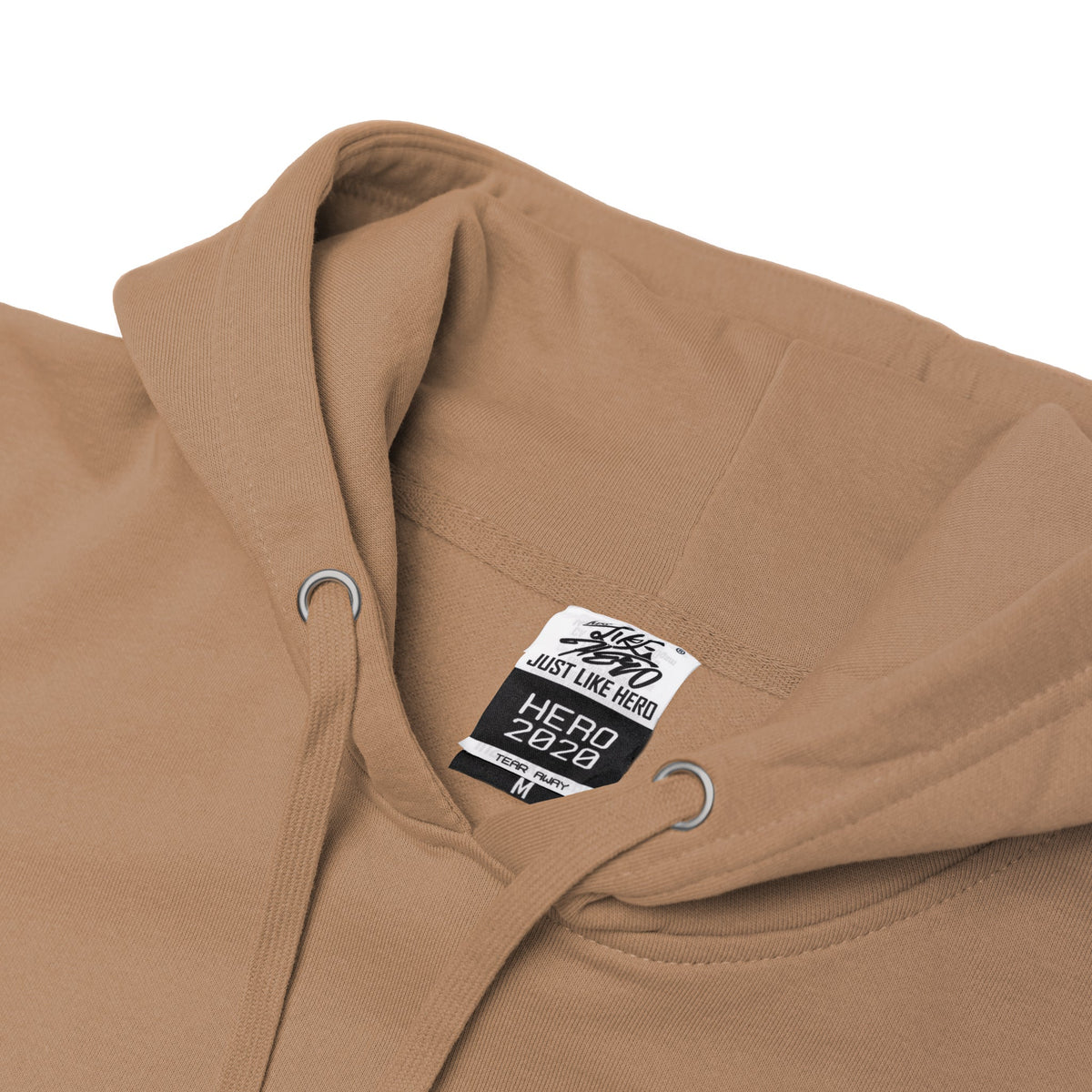 Just Like Hero HERO-2020, Unisex Blank Hoodie, Clay