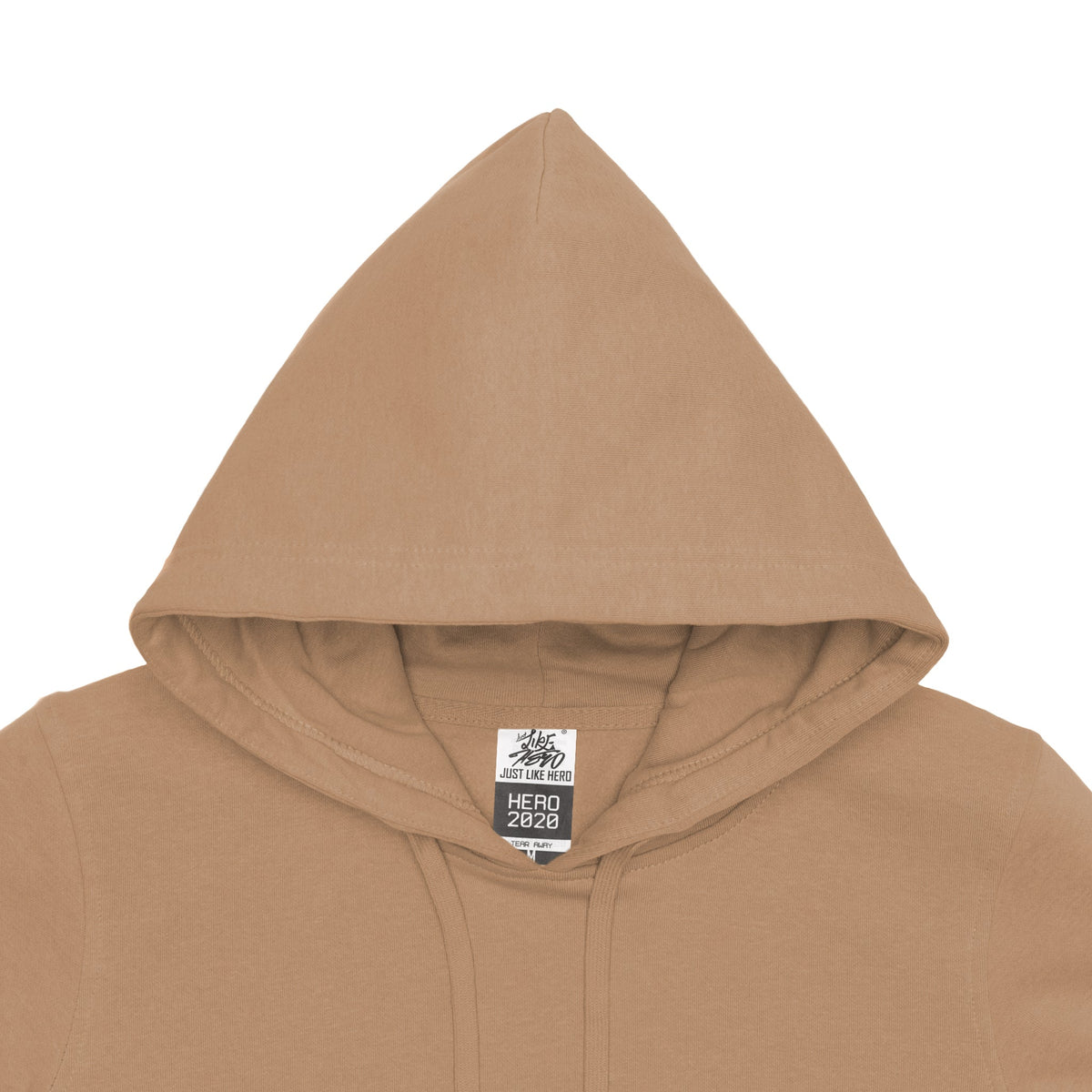 Just Like Hero HERO-2020, Unisex Blank Hoodie, Clay