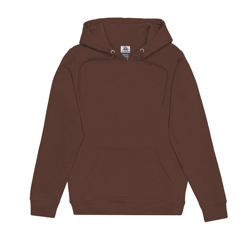 Just Like Hero HERO-2020, Unisex Blank Hoodie, Cocoa