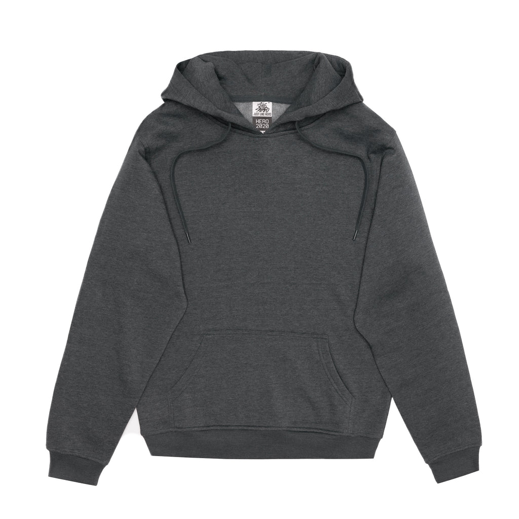 Just Like Hero HERO-2020, Unisex Blank Hoodie, Dark Heather
