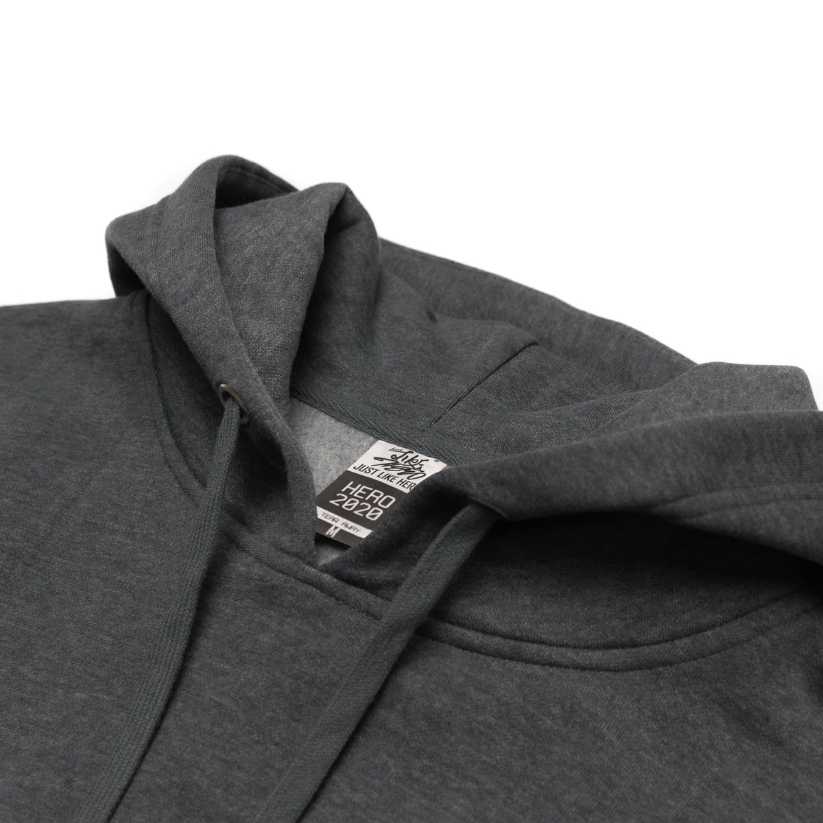 Just Like Hero HERO-2020, Unisex Blank Hoodie, Dark Heather