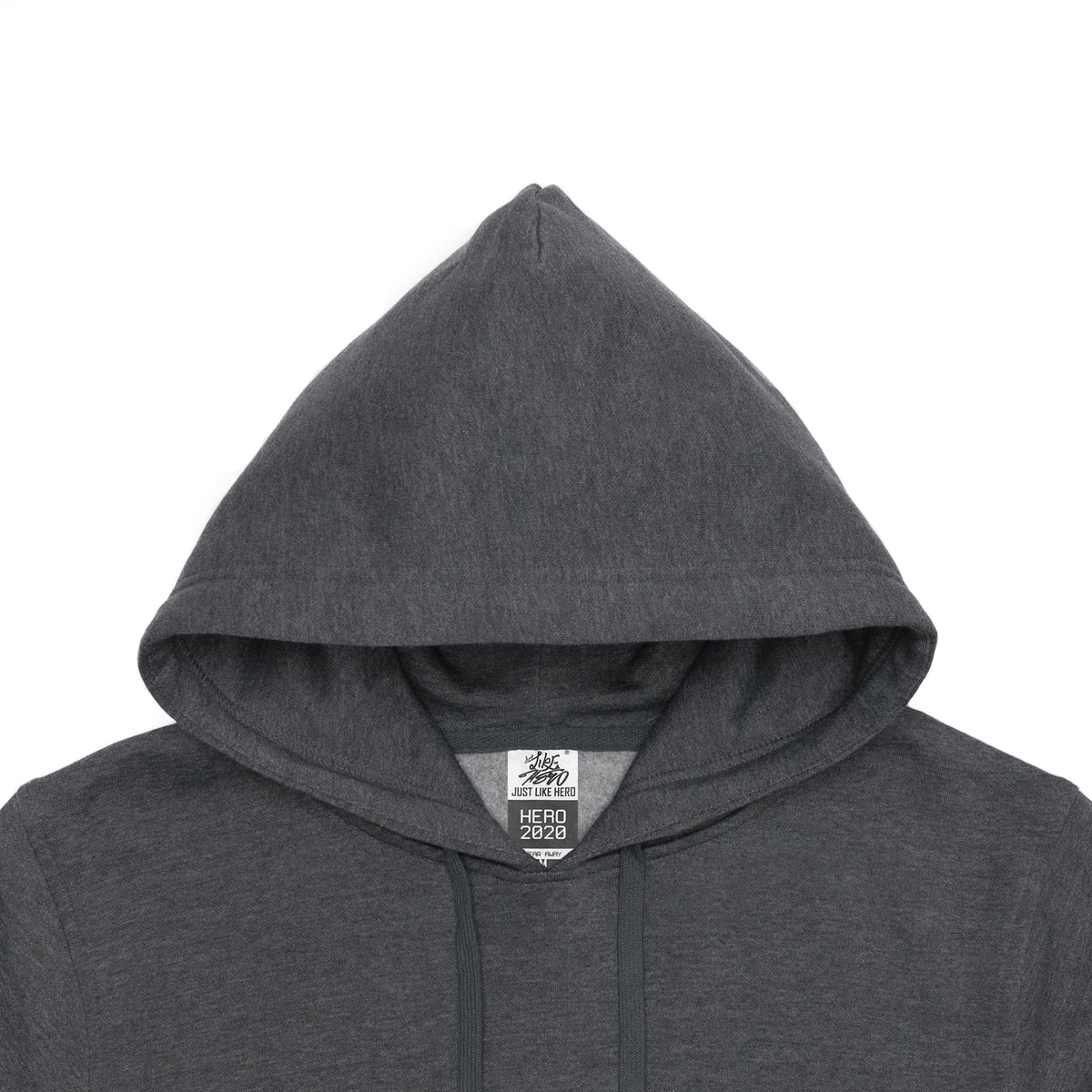 Just Like Hero HERO-2020, Unisex Blank Hoodie, Dark Heather