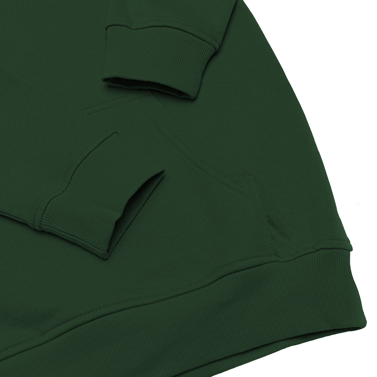 Just Like Hero HERO-2020, Unisex Blank Hoodie, Forest Green
