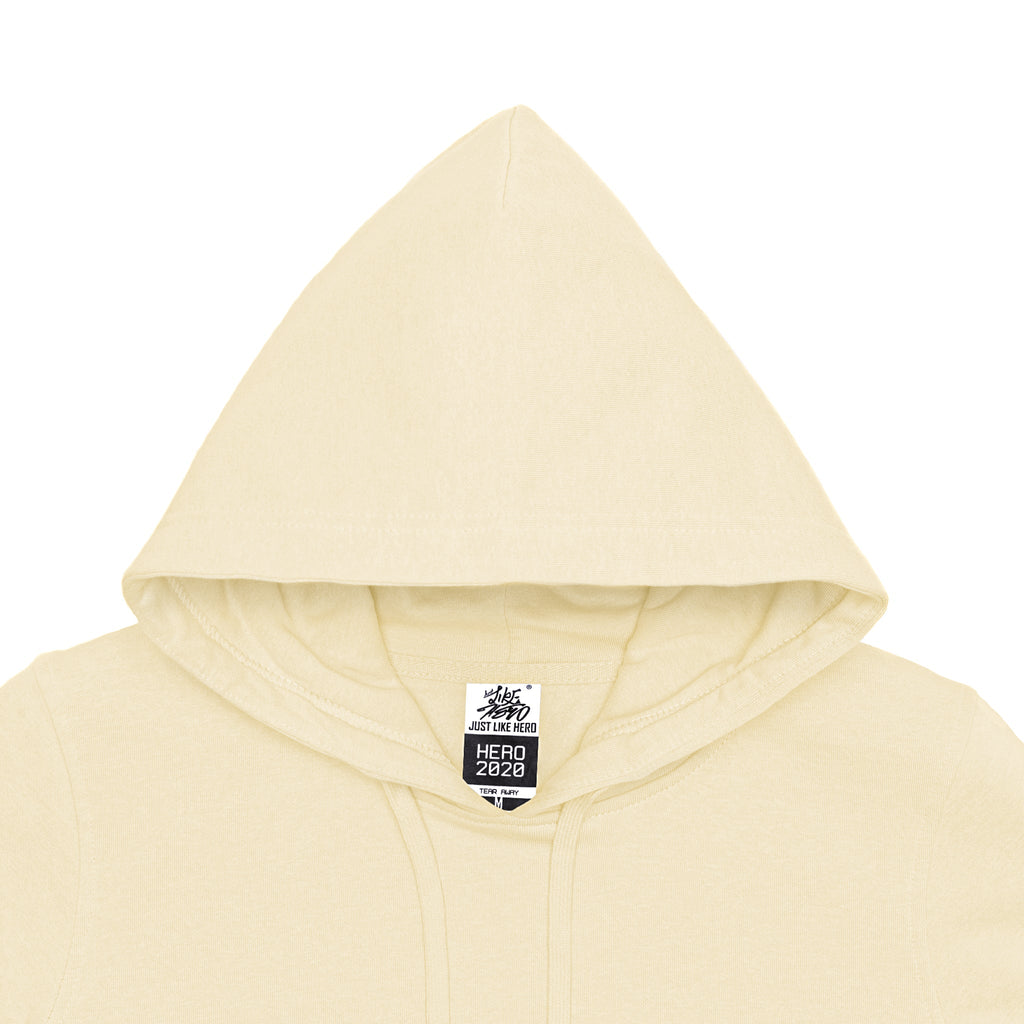 Just Like Hero HERO-2020, Unisex Blank Hoodie, Ivory