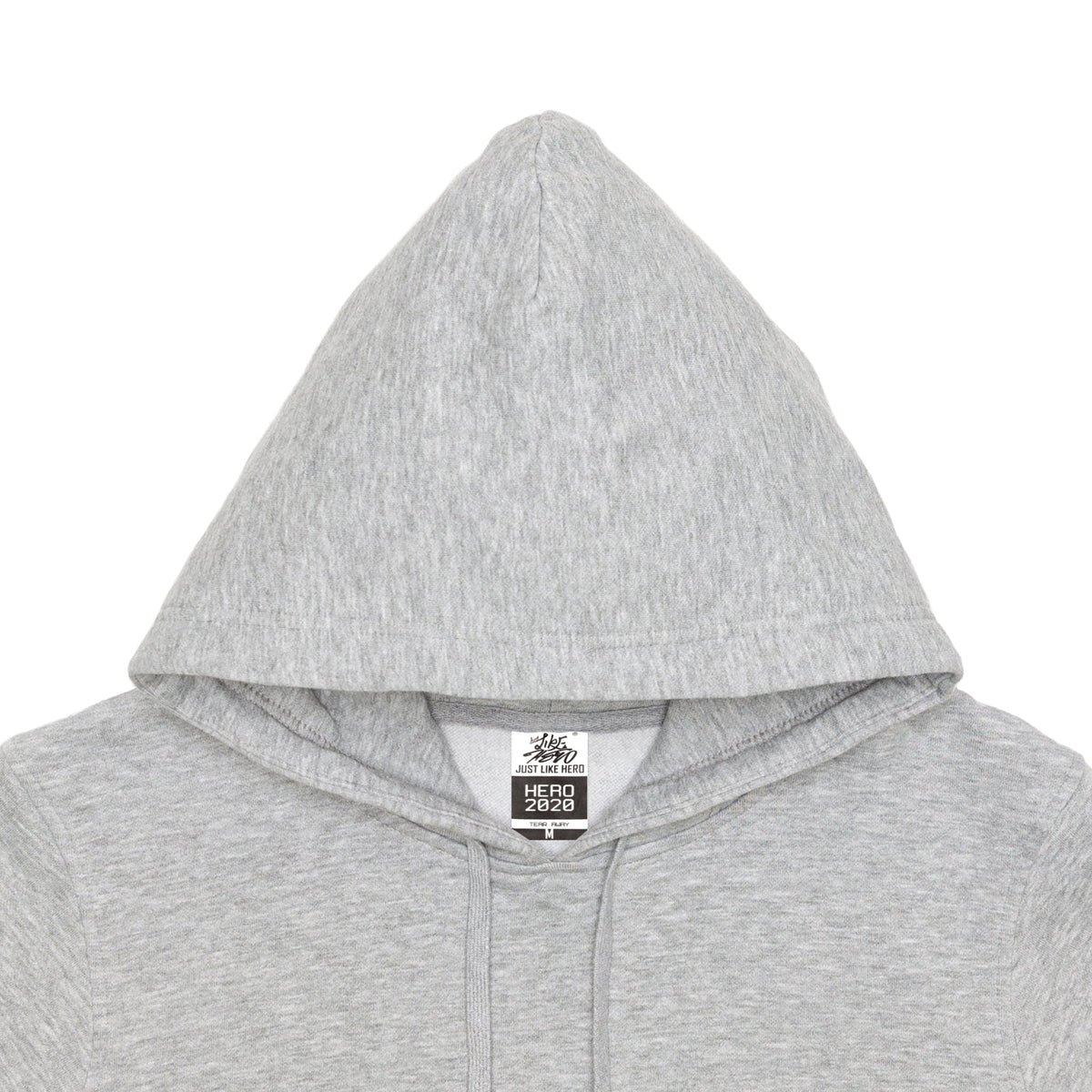 Just Like Hero HERO-2020, Unisex Blank Hoodie, Sport Grey