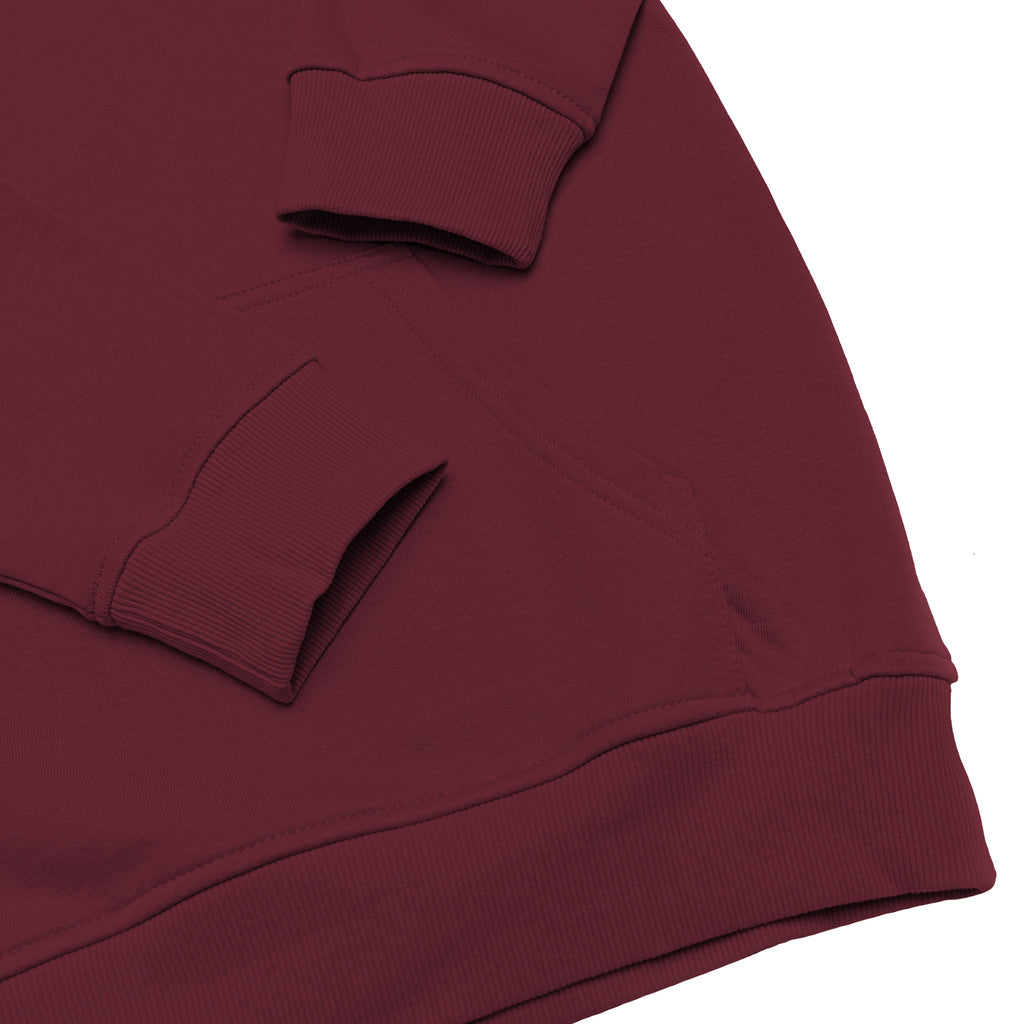 Just Like Hero HERO-2020, Unisex Blank Hoodie, Maroon